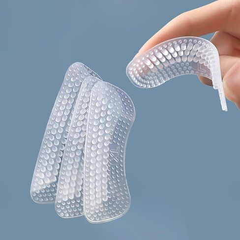 Heel Pads for Shoes – Self-Adhesive Anti-Slip Cushions, Prevents Blisters & Rubbing, Fits High Heels & Big Shoes, Comfortable Grips for Women & Men (1 Pair) in Saudi Arabia