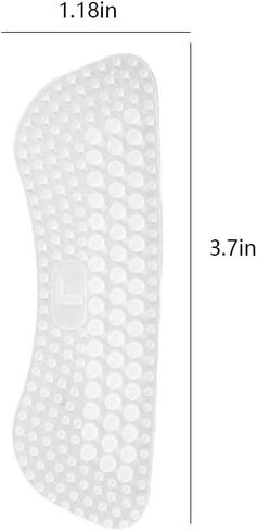 Heel Pads for Shoes – Self-Adhesive Anti-Slip Cushions, Prevents Blisters & Rubbing, Fits High Heels & Big Shoes, Comfortable Grips for Women & Men (1 Pair) in Saudi Arabia