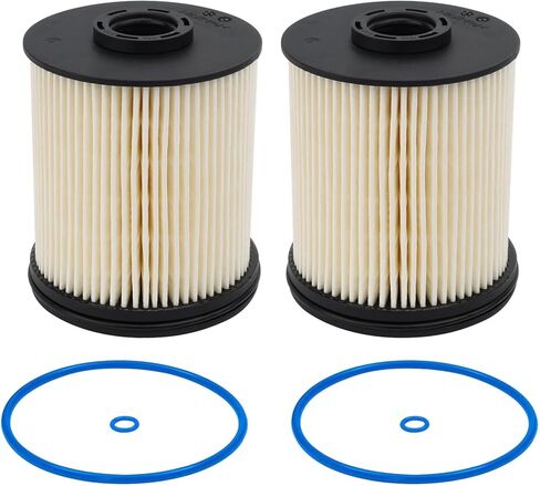 TP1015 مرشح الوقود متوافق مع 2017-2024 Chevy Cruze ، Silverado ، GMC ، Sierra 6.6L Duramax Fuel Filter (2 Pack) in Kuwait