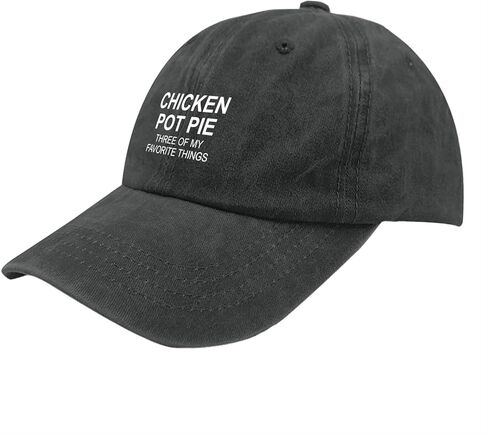 Chicken Pots Pie Three of My Favorite Things Baseball Hats Beach Caps for in Saudi Arabia