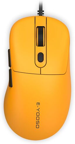 E-Yooso PRO 3-Mode Wireless Gaming Mouse, Hype-Speed 4K Polling Rate, 53Gram Ultra-Light 26K DPI Gamer Mouse with Ergonomic Natural Grip Build, Software Supported, Redefinable Macro Buttons in Saudi Arabia