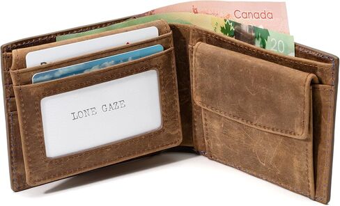 Stand Out with a Wolf – RFID Premium Leather Wallet for Men, Gift-Ready Box Included in Saudi Arabia