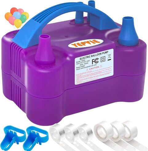 Electric Balloon Pump, Portable 2 Modes Balloon Blower Machine with 14 Balloon Arch Kits, Air Pump for Balloon, Balloon Inflator for Party Decoration in Saudi Arabia