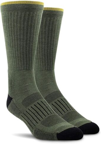 ARIAT Men's Ariatek Green High Performance 2pk Crew Socks Green XL in Saudi Arabia