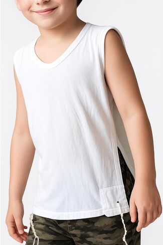 Tzitzit Shirt for Boys – 100% Cotton, Kosher, Made in Israel – Soft & Breathable Tallit Katan for Daily Wear in Saudi Arabia