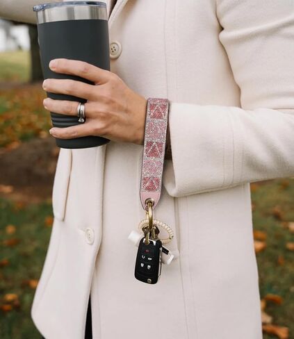 حقيبة لطيفة على شكل سلسلة مفاتيح معصم: لمحفظة مفاتيح السيارة - إكسسوارات الموضة للنساء - التسوق أثناء التنقل للاستخدام المنزلي in Kuwait