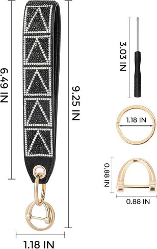 Cute Bag Charms Keychain Wristlet: For Car Keys Purse Wallet - Fashion Accessories Women - Commuting Shopping Home Use in Saudi Arabia