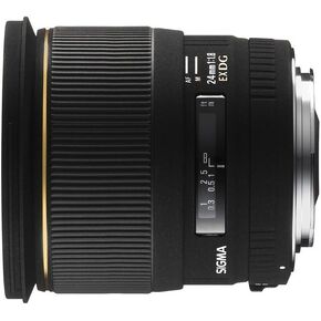 Sigma 24mm f/1.8 EX DG Aspherical Macro Large Aperture Wide Angle Lens for Nikon SLR Cameras in Kuwait