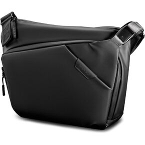Sling Bag Crossbody Shoulder Chest Bag Large lightweight Black waterproof Waist crossbody fanny pack for Men,Travel,Daily Use,Hiking,Commute in Saudi Arabia