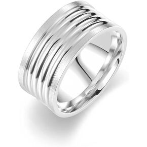 Size 6 14K Gold Plated Gold Finger Ring for Men Trendy, Waterproof Stainless Steel Ring Non Tarnish, Anniversary Christmas Birthday Gifts, Jewelry Fashion Luxury Accessories Creative Gifts. in Saudi Arabia