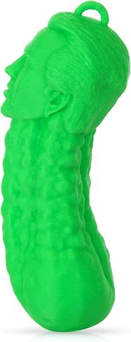 زي المعالج Picolas Cage Pickle Christmas Ornament - مضحك نيكولاس قفص شنقا زخرفة شجرة، المخلل الأخضر هدية هفوة عطلة للبالغين، لصالح حزب الفيل الأبيض، تخزين الاشياء المحرز في الولايات المتحدة الأمريكية in Kuwait