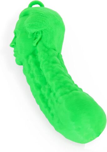 زي المعالج Picolas Cage Pickle Christmas Ornament - مضحك نيكولاس قفص شنقا زخرفة شجرة، المخلل الأخضر هدية هفوة عطلة للبالغين، لصالح حزب الفيل الأبيض، تخزين الاشياء المحرز في الولايات المتحدة الأمريكية in Kuwait