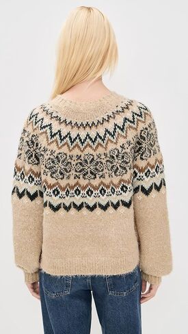 Heather Oatmeal Fair Isle Sweater by Z Supply in Saudi Arabia