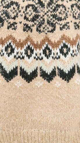 Heather Oatmeal Fair Isle Sweater by Z Supply in Saudi Arabia