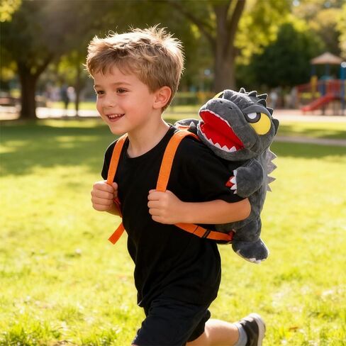 Freddy's Fanatic Dinosaur Kaiju Monster Backpack with Orange Straps in Saudi Arabia