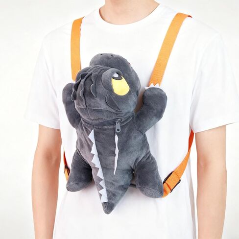 Freddy's Fanatic Dinosaur Kaiju Monster Backpack with Orange Straps in Saudi Arabia