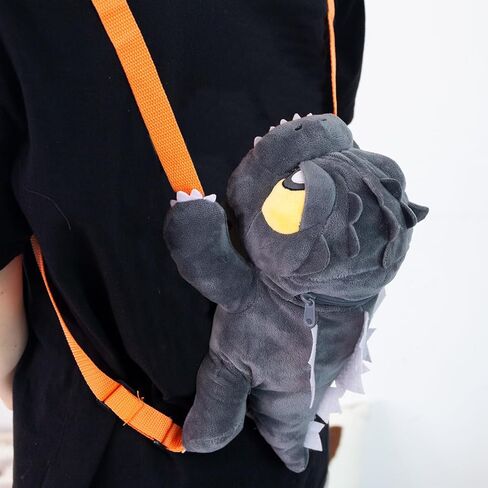 Freddy's Fanatic Dinosaur Kaiju Monster Backpack with Orange Straps in Saudi Arabia