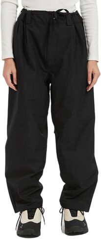 Mens Womens Unisex Snow Baggy Oversize Snowboard Skiing Pants Winter Waterproof Outdoor Elastic Waist Trousers in Saudi Arabia