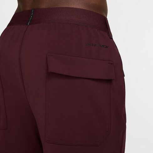 نايكي ايه بي اس. بنطال Dri-FIT ADV Stealth متعدد الاستخدامات للرجال (FN3020-652، عنابي كراش/أسود/أسود) مقاس متوسط in Kuwait