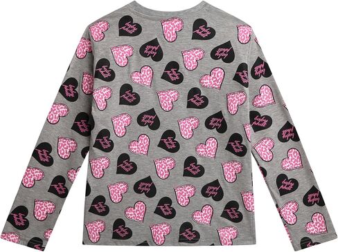 قمصان بأكمام طويلة للفتيات من Baby Phat - قميص بياقة دائرية وأكمام طويلة للطبقات والملابس الكاجوال للفتيات (7-16) in Kuwait