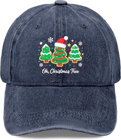 Groovy Oh Christmas Tree Cakes Golf Hat Funny Caps for Mom in Saudi Arabia