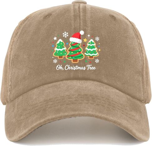 Groovy Oh Christmas Tree Cakes Golf Hat Funny Caps for Mom in Saudi Arabia