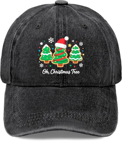 Groovy Oh Christmas Tree Cakes Golf Hat Funny Caps for Mom in Saudi Arabia