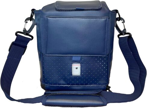 Leather Shoulder Bag for Inogen One G5 & Rove 6 – Portable Oxygen Concentrator Case Fits Single BA-500 & Double BA-516 Battery - Navy in Saudi Arabia