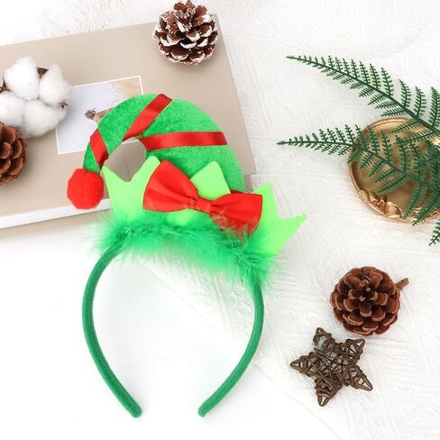 Christmas Headbands for Women Elves Headband Holiday Elf Hair Band Christmas Hair Bands for Women's Hair in Saudi Arabia