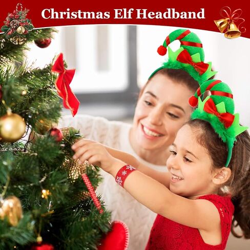 Christmas Headbands for Women Elves Headband Holiday Elf Hair Band Christmas Hair Bands for Women's Hair in Saudi Arabia