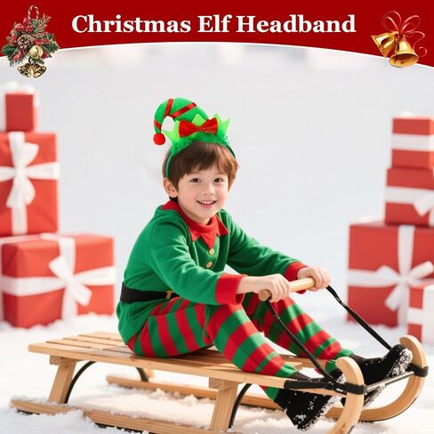Christmas Headbands for Women Elves Headband Holiday Elf Hair Band Christmas Hair Bands for Women's Hair in Saudi Arabia