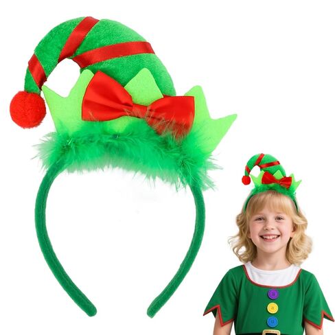 Christmas Headbands for Women Elves Headband Holiday Elf Hair Band Christmas Hair Bands for Women's Hair in Saudi Arabia