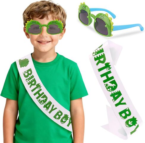 ديكورات أعياد الميلاد على شكل ديناصور، زي عيد ميلاد الديناصور، وشاح عيد الميلاد ونظارات شمسية ديناصور، ديكورات حفلات دينو، ثلاثة زينة عيد ميلاد ريكس، ديكور الحفلات in Kuwait