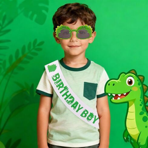 ديكورات أعياد الميلاد على شكل ديناصور، زي عيد ميلاد الديناصور، وشاح عيد الميلاد ونظارات شمسية ديناصور، ديكورات حفلات دينو، ثلاثة زينة عيد ميلاد ريكس، ديكور الحفلات in Kuwait