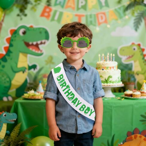ديكورات أعياد الميلاد على شكل ديناصور، زي عيد ميلاد الديناصور، وشاح عيد الميلاد ونظارات شمسية ديناصور، ديكورات حفلات دينو، ثلاثة زينة عيد ميلاد ريكس، ديكور الحفلات in Kuwait