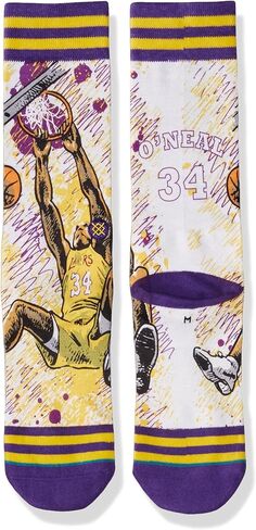 Stance Men's Tf Shaq Crew Sock, Purple, L in Saudi Arabia