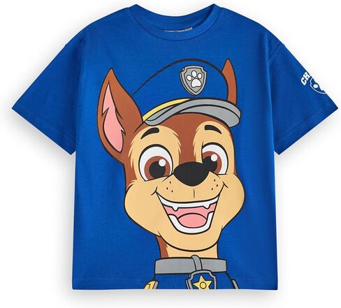 Paw Patrol Boys T-Shirt Set | Kids 3 Pack of Short Sleeved Tees with Big Character Graphic Print | Marshall Rubble Chase in Saudi Arabia