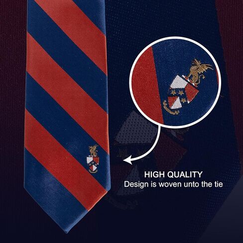 Desert Cactus Beta Theta Pi Neck Tie Beta Fraternity Greek Formal Occasion 100% Polyester Necktie with Logo, Officially Licensed (Style A) in Saudi Arabia