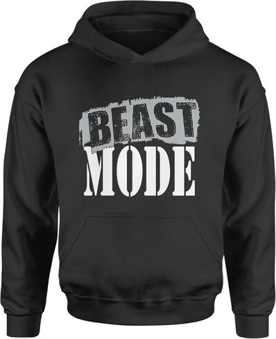 Beast Mode Training Gym Workout Youth-Sized Hoodie, Soft Fleece, Graphic Design in Saudi Arabia