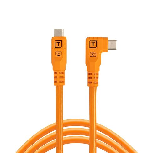 أدوات Tether Tetherpro Optima 10g USB نقل البيانات الحصري ، 15 '(4.6m) مباشرة إلى كابل الزاوية اليمنى - البرتقالي in Saudi Arabia