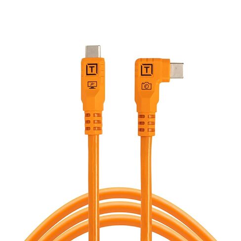 أدوات Tether Tetherpro Optima 10g USB نقل البيانات الحصري ، 15 '(4.6m) مباشرة إلى كابل الزاوية اليمنى - البرتقالي in Saudi Arabia