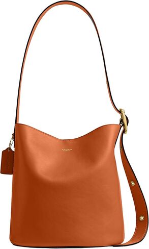 COACH Natural Grain Leather Bleecker Bucket Bag in Saudi Arabia