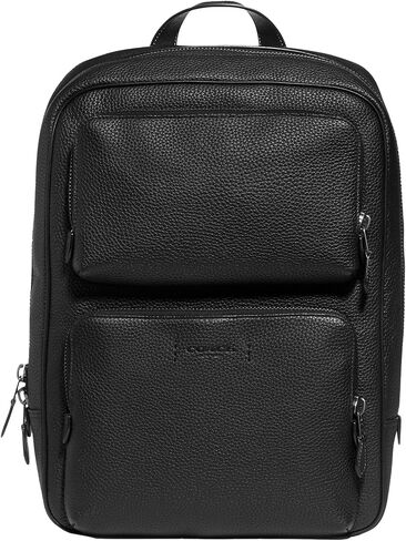 COACH Men's Signature Gotham Backpack, Charcoal/Black, Standard in Saudi Arabia