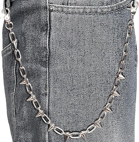 السراويل سلاسل الهيب هوب الشرير الجينز المحفظة سلسلة القوطي الطبقات حزام الخصر سلسلة الملابس والاكسسوارات للنساء الرجال in Kuwait