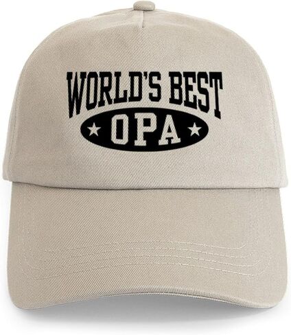 قبعة بيسبول فريدة من نوعها قابلة للتعديل من CafePress World's Best Opa Cap in Kuwait