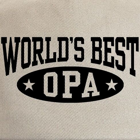 قبعة بيسبول فريدة من نوعها قابلة للتعديل من CafePress World's Best Opa Cap in Kuwait