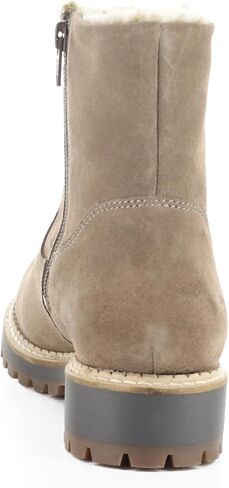 Bos. & Co. Suede/Fantara Faux Fur Side Zip Boots - Calib in Saudi Arabia