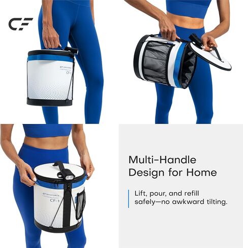 CF-1 Cold Therapy Machine for Knee Surgery Recovery, Quiet Ice Therapy System for Home Bedside Overnight Use with Programmable Timer, Large Capacity Cooling for ACL, TKR, Knee Replacement in Kuwait