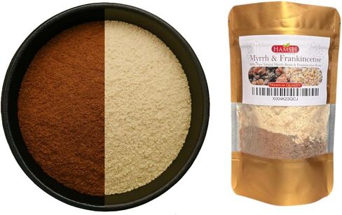 Frankincense Resin Ground Powder, 4 oz, Premium Aromatic Incense, Pure Natural Powdered Resin, Arabian Frankincense Powder, Grounded Olibanum Gum in Saudi Arabia