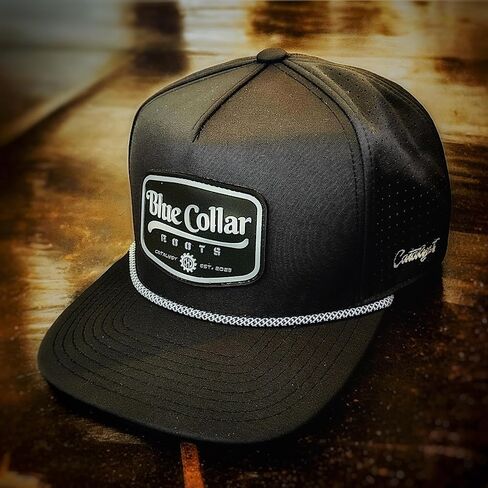 The Foreman Snapback Hat – Roots Collection | Water-Resistant Canvas – Black in Saudi Arabia